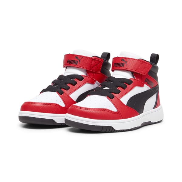 Puma REBOUND V6 MID AC+ PS barnskor röda 39383203 r 30