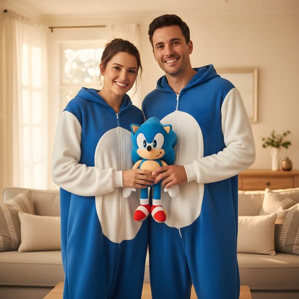 Sonic Kigurumi-pyjamas XL 175-185 cm