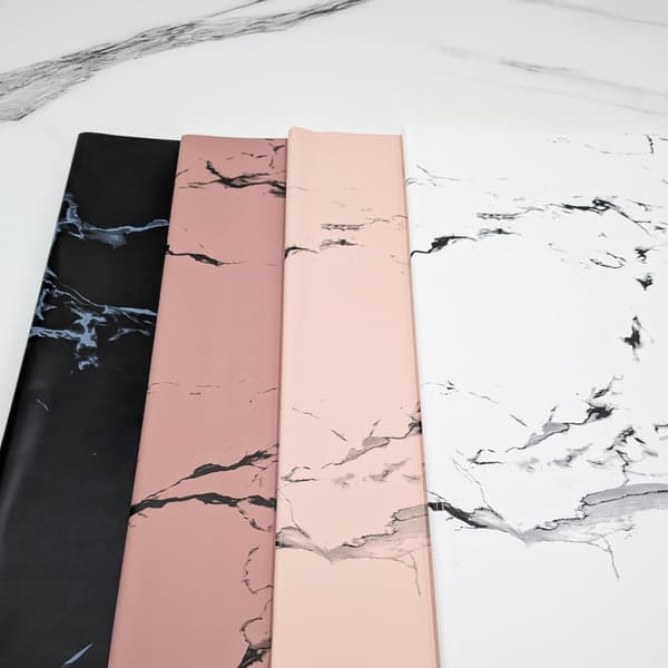 Blomfolie - Stone&Shine - Viktoriansk rosa - Ark 56x56 cm - 20 st