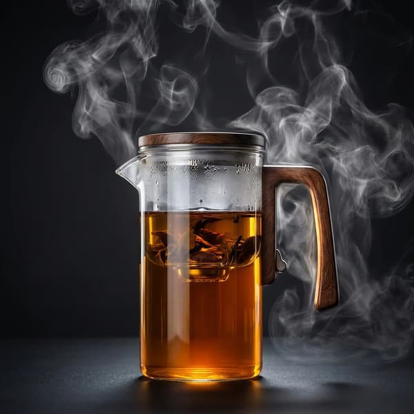 750 ML GLASKANDE MED MAGNETISK TRIGGER TIL KAFFE OG TE