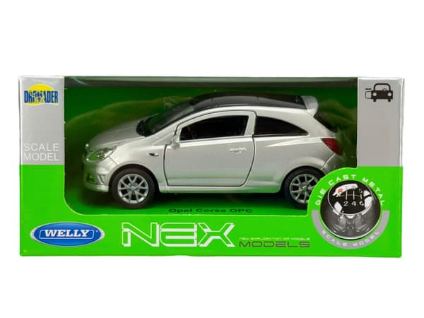 WELLY OPEL CORSA OPC SILVER 1:34 42363