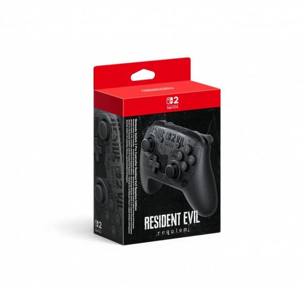 Nintendo Switch 2 Pro -ohjain Resident Evil Requiem Edition – musta