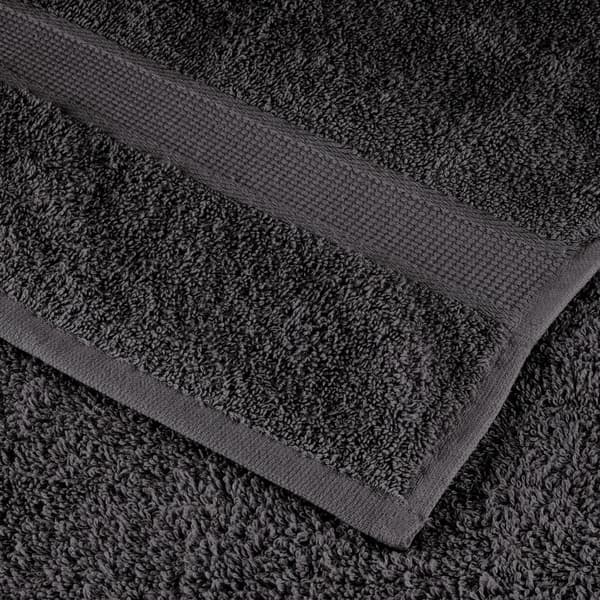 vidaXL Premiumhanddukar SOLUND, 4 st, Antracit, 30x30 cm