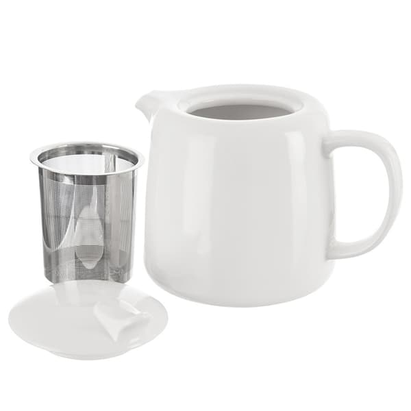 Porcelæns te-kande med infuser 650 ml