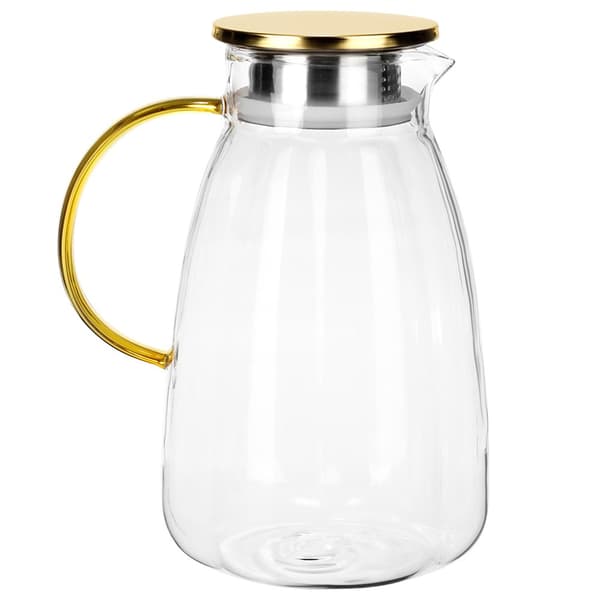 Glas kande med låg 2,2 l