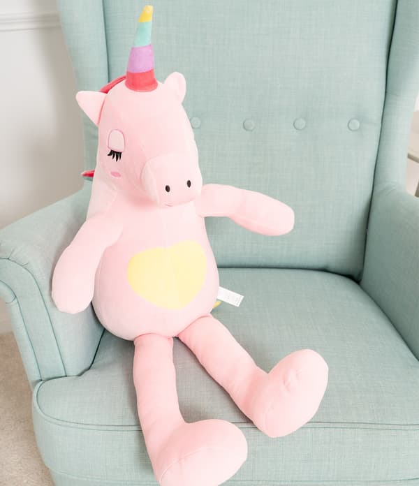 Unicorn Felix 80 cm - ROSA