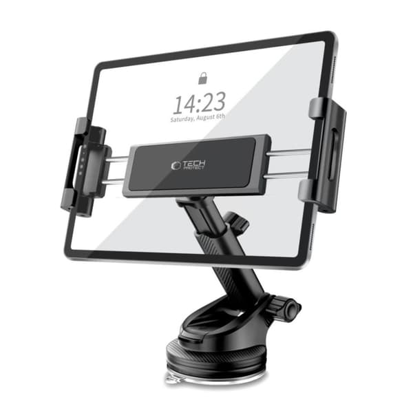 TECH-PROTECT V4 UNIVERSAL BILHOLDER TIL FORRUDE OG INSTRUMENTBRÆT TIL TABLET, SORT