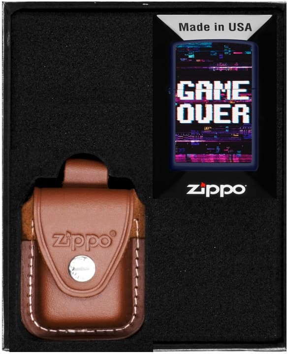 Zippo Lighter Sæt Game Over Design Gave nr. 2