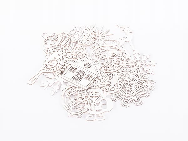 GAB träprydnader 7 cm 200-pack