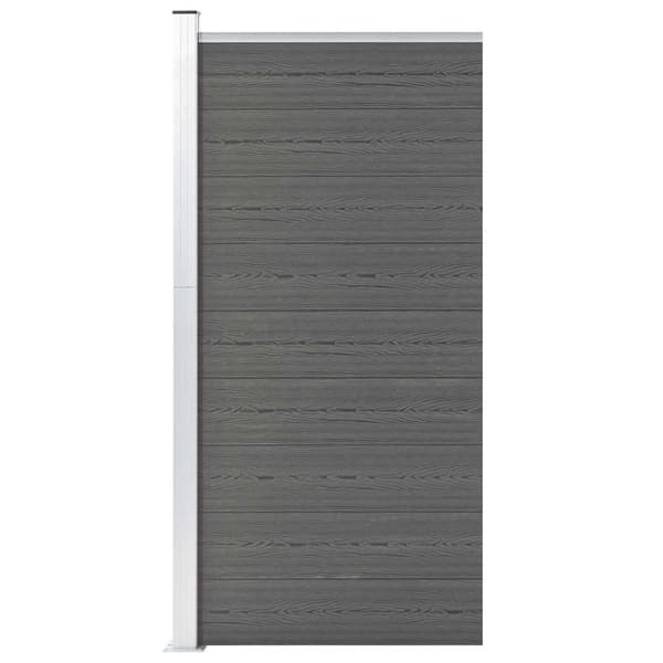 vidaXL WPC-aitapaneeli 95x186 cm harmaa
