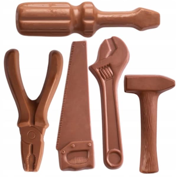 Gave til Kærestedag Stort Værktøjssæt Mælkechokolade Æske