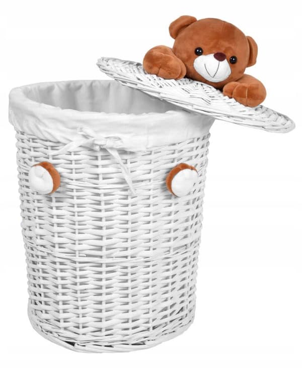 Bamsekurv med flet 40L