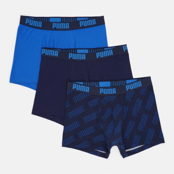 Puma LOGO AOP 3-PACK Herrboxershorts 93554702 r M