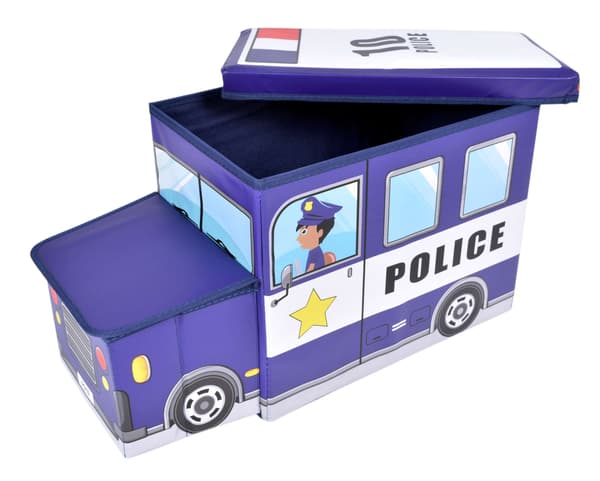Lelulaatikko Poliisiauto sininen