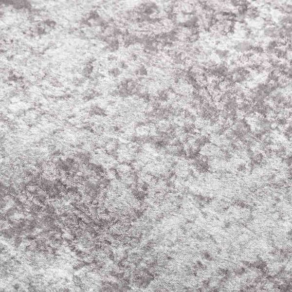 vidaXL vaskbart tæppe 190x300 cm grå skridsikker