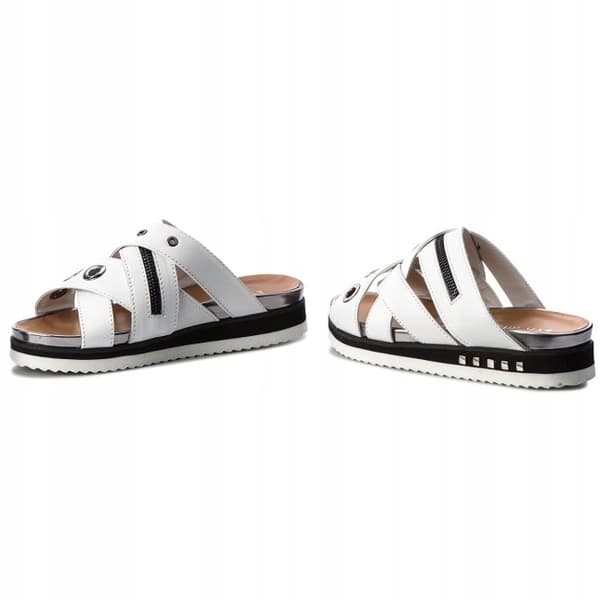 EVA MINGE DAME SLIP-ON LÆDER FLIP-FLOPS 36 3T3G2*