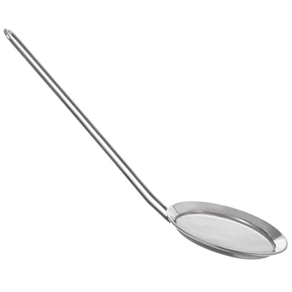 Teräksinen keittiösiivilä kahvalla 12,5 cm