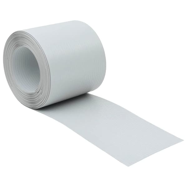 vidaXL Aidansuojat, 10 kpl, 252,5x19 cm, Vaaleanharmaa, PVC