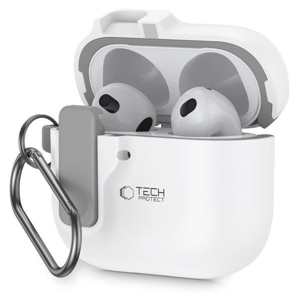 TECH-PROTECT SLIM HOOK APPLE AIRPODS 4 HVIDE