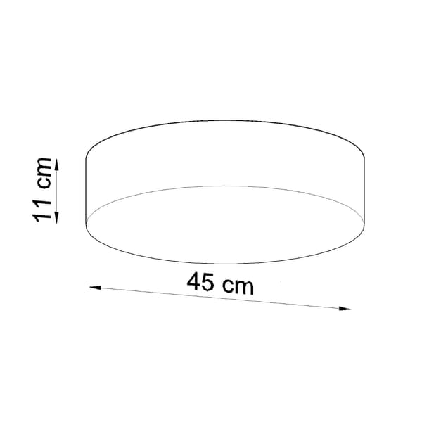 SOLARA 3 TAKLAMPA E27 GRÅ LUMILO 01.135.25