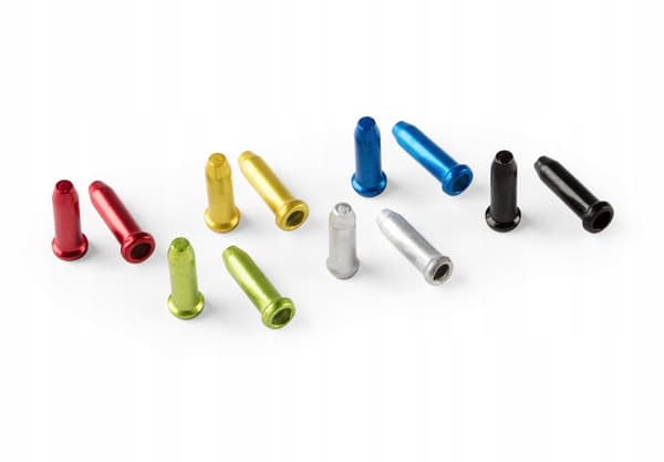 Accentkabeländar 2,3 mm aluminium 5 st blå