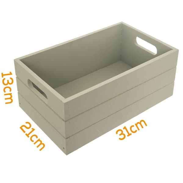 Trækasse til opbevaring 31x21x13 cm