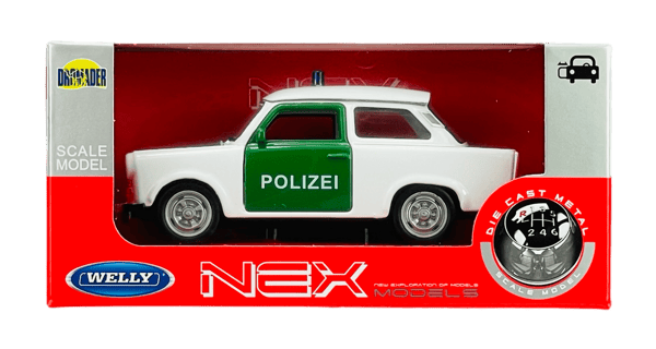 WELLY TRABANT 601 POLIS 1:34 43654