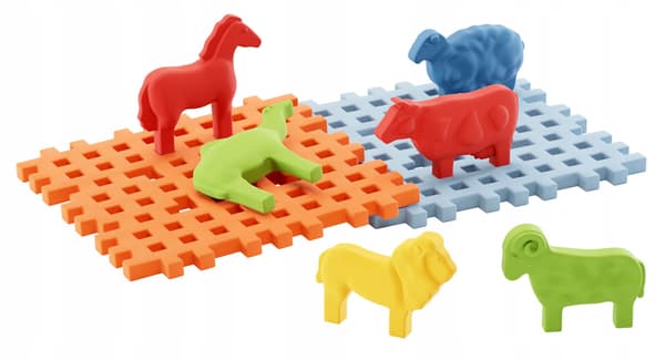 Marioinex Mini Våffeldjur + Grunderna, 6 Djur, Startset