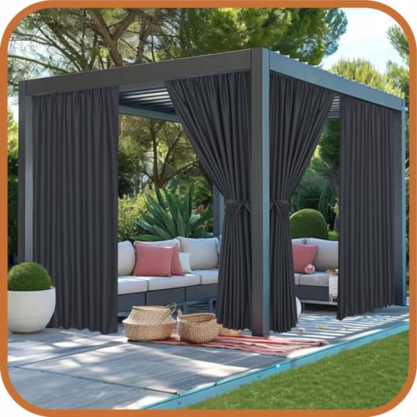 Terassiverho T 155x250 grafiitti