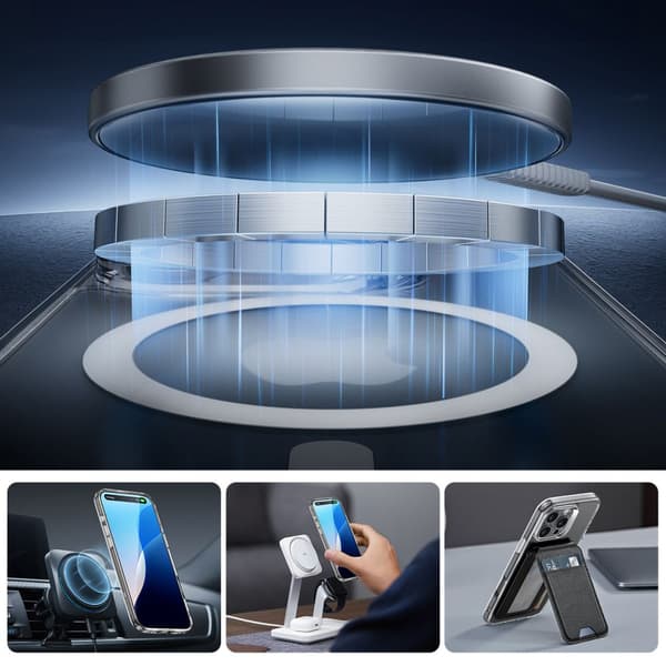 ESR CLASSIC PRO SÆT HALOLOCK MAGSAFE IPHONE 16 PRO MAX KLAR