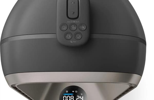 PHILIPS AMF970/10 Air Performer 9000-seriens luftfugter og -renser, ventilator- og varmefunktion, grå
