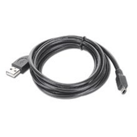 Cablexpert | USB-kabel | Han | Mini-USB type B | Han | 4-bens USB type A | Sort | 1,8 m