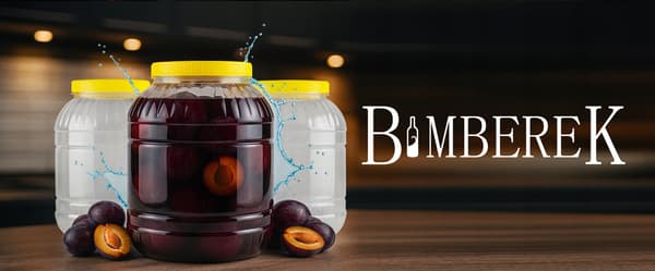 Beholder JAR plastik MULTIFUNKTIONEL tinktur 8l