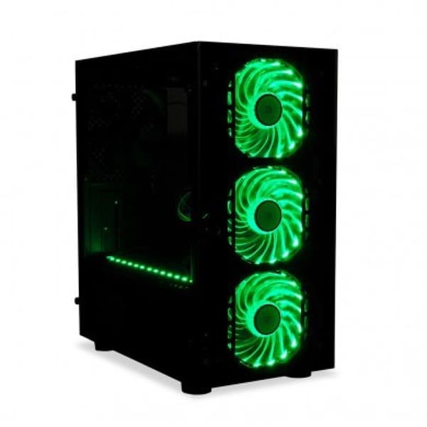 IBOX Mini Tower Passion V4 -pelitietokoneen kotelo, musta