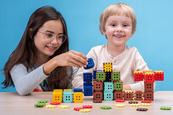 Marioinex Mini Vaffelblokke 302 stk. inklusive 74 forbindelser NY! Bløde