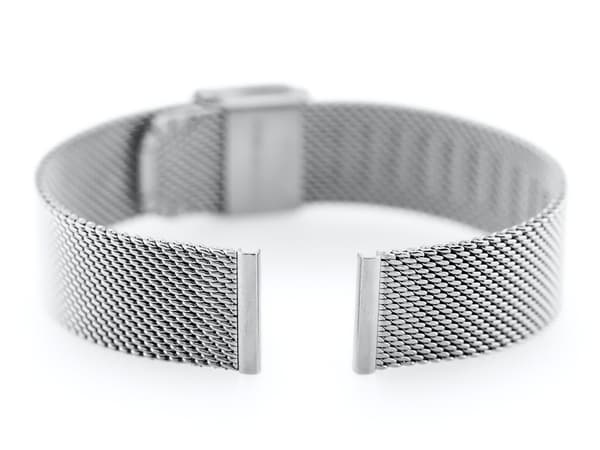 Pacific M6 Armbånd - HQ Mesh - Sølv 16mm