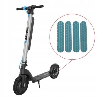 Blå reflexdekaler för Blaupunkt ESC 910.2 / 808 scooter