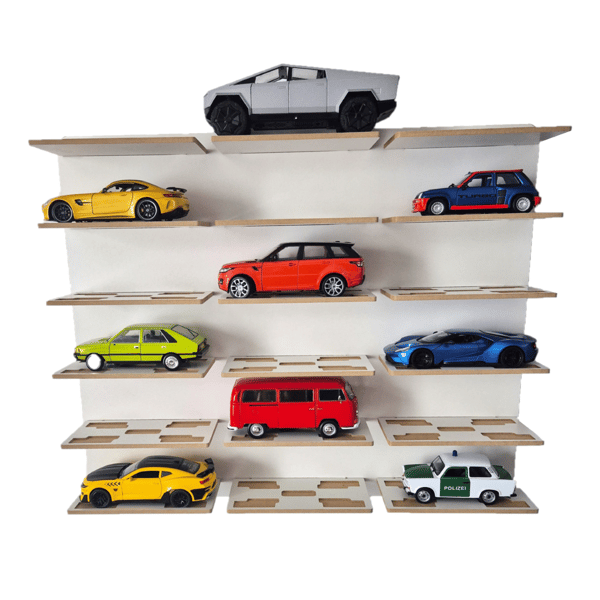 Automallien näyttö asteikolla 1–24