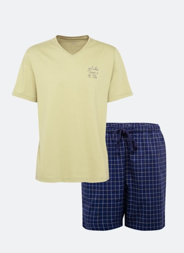 SEIDENSTICKER KORTÄRM PYJAMAS HERR S WŁE TXA