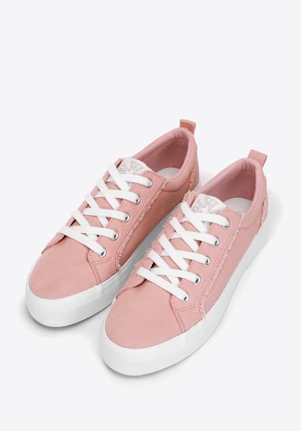 Wittchen Dames Lyserøde Stof Sneakers, Lyserød Syntetisk Materiale