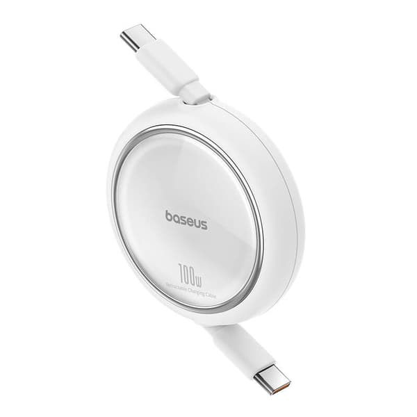 Baseus Free2Draw USB-C - USB-C -kaapeli, PD, 100W, 1m (valkoinen)