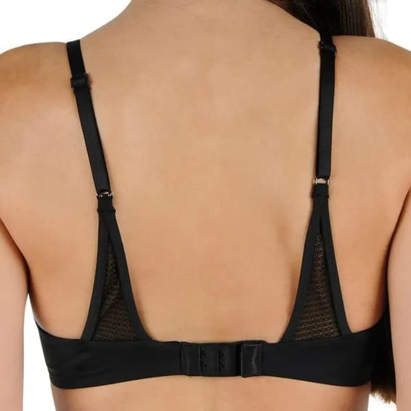 CALVIN KLEIN VATTERT BH SORT SMOOTH 75C 2A2F3_B* TIA