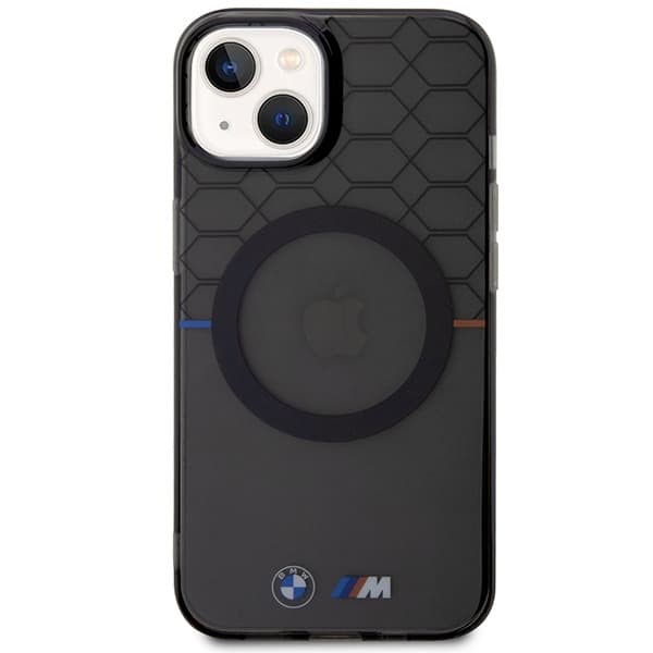BMW BMHMP14MHGPK iPhone 14 Plus/15 Plus 6.7 Grått Mönstrat MagSafe-skal