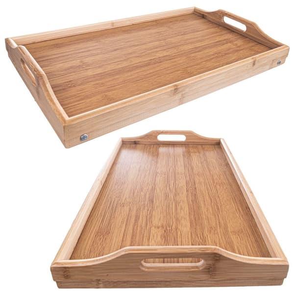 Foldbart morgenbord i træ 50x30x24,5 cm