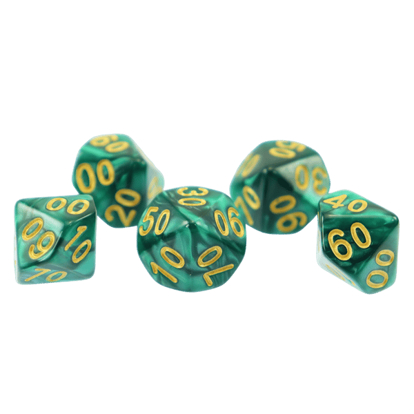 RPG Terning Ti-Sidet D10 Terning 00-90 Rejsendes Amulet