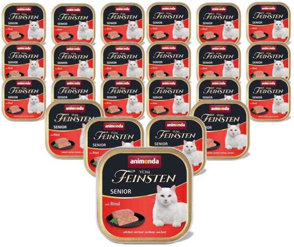 Animonda Vom Feinsten Senior våd kattefoder 25x100g