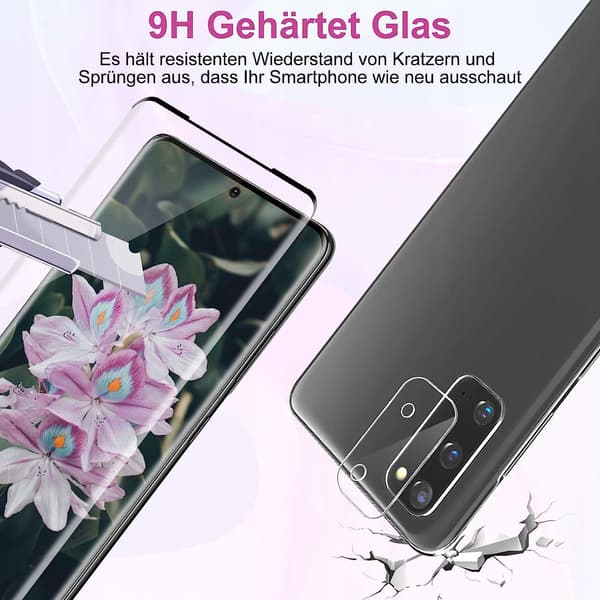 2x Hærdet glas til Samsung Galaxy S20 kamera