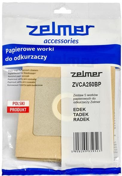 Påsar till ZELMER ZVCA 250 BP dammsugare