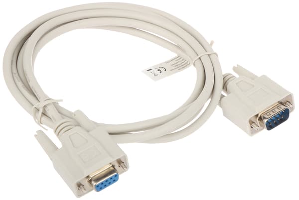 Datorkabeli DB9-naaras/DB9-uros 1,8 m