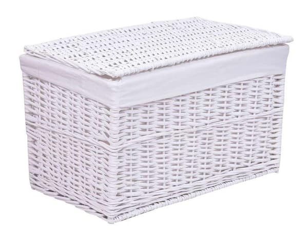 Hvid fletkuffert 65 L